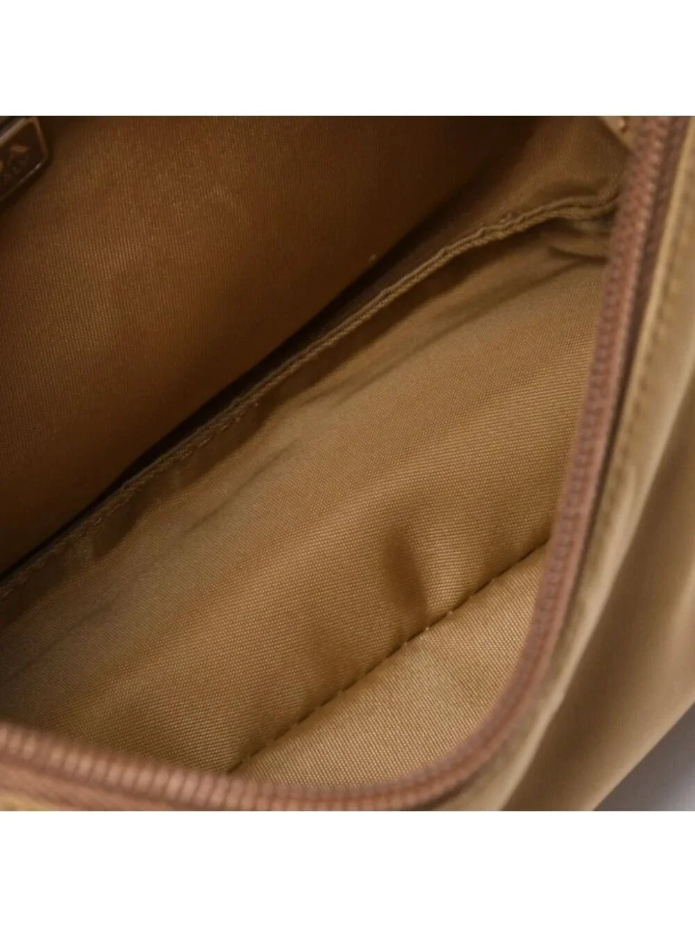 Prada Hobo Nylon Beige